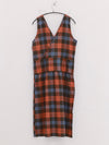 BASERANGE 25 Autumn/Winter GARLIN Dress Portugal BAS-DRGA-OC-AU25-FRAME PLAID